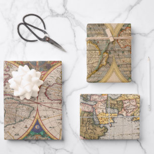 Antique carte Poids lourd Papier de découpage