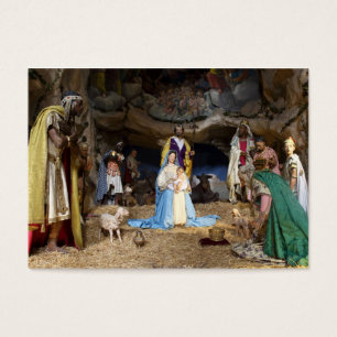 Antique Christmas Nativity Scene