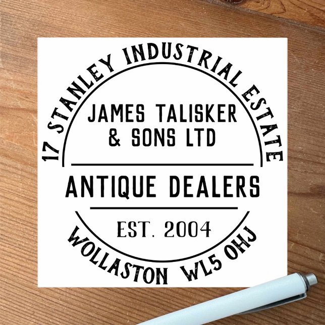 Antique Dealers Rubber-Briefmarke Gummistempel (Von Creator hochgeladen)