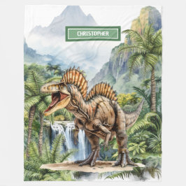 Antique Dinosaur Couverture Personnalisée Garçons 