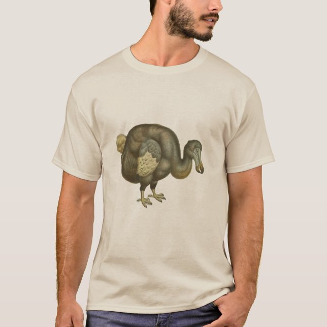 Antique Dodo Bird Natural History T-Shirt (Vorderseite)
