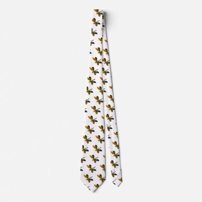 ANTIQUE DRAGONFLY JEWEL ,White Krawatte (Vorderseite)