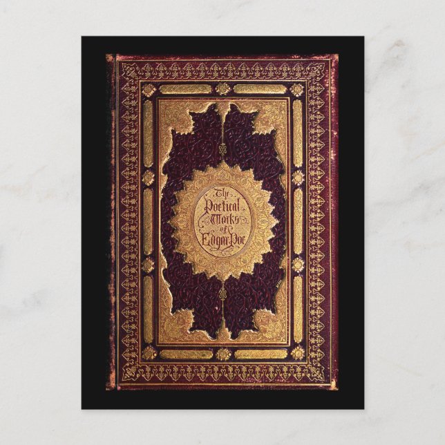 Antique Edgar Allan Poe Postkarte (Vorderseite)
