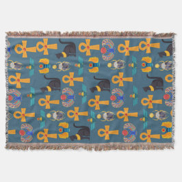 Antique Egypt Pattern, Hieroglyphics digital paper Decke