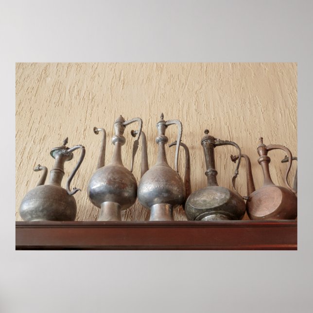 Antique Engraved Kettles Poster (Vorne)