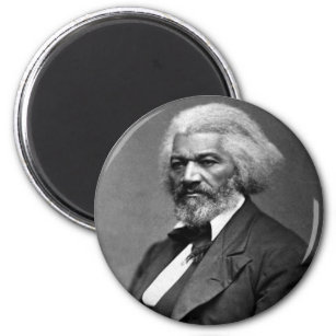 Antique Frederick Douglass Portrait Magnet