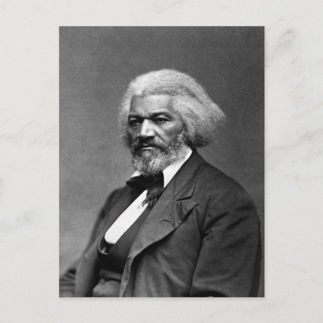 Antique Frederick Douglass Portrait Postkarte (Vorderseite)