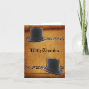 Antique Gay Wedding Custom Vielen Dank Karten
