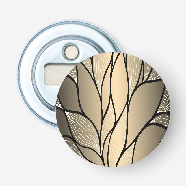 Antique Gold Creative Verlass Pattern Flaschenöffner (Vorderseite)