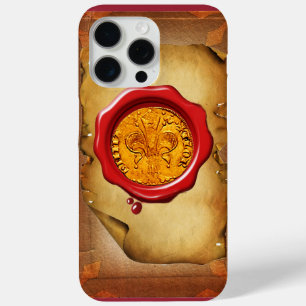 ANTIQUE GOLD FLORENTINE FORINT Wachs iPhone 15 Pro Max Hülle