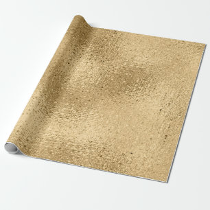 Antique Gold Foil Style 3 Wrapping Paper Roll Geschenkpapier