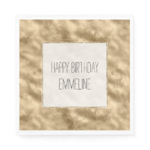 Antique Gold Glitz White