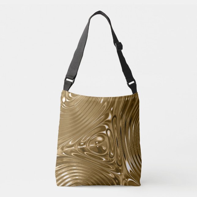 Antique Gold Metallic-37 Tragetaschen Mit Langen Trägern (Vorderseite)