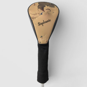 Antique Gold Monogram oder Name Golf Headcover