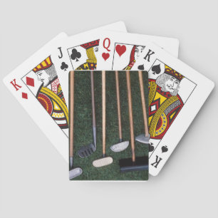 ANTIQUE GOLF CLUB SET PLAYCARDS SPIELKARTEN