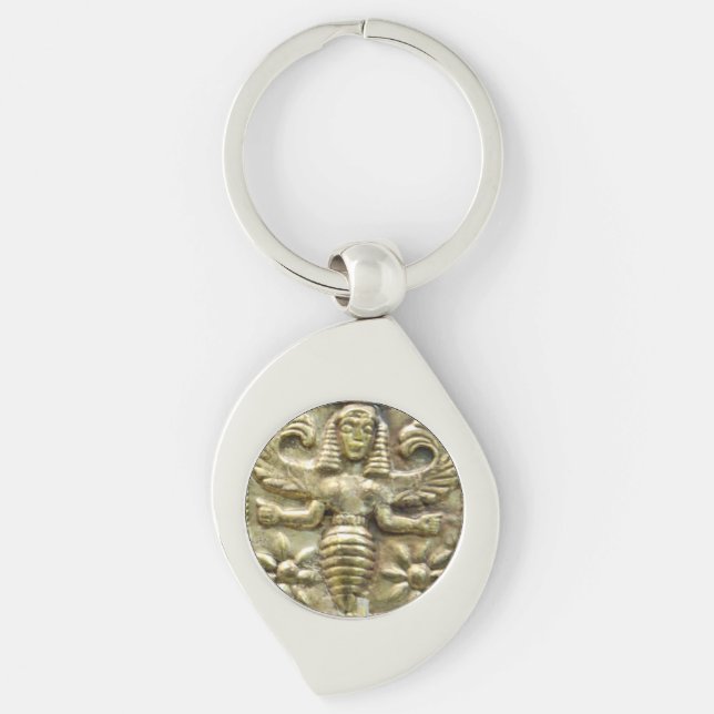 ANTIQUE GREEK HONEY BEE GODDESS SCHLÜSSELANHÄNGER (Vorderseite)