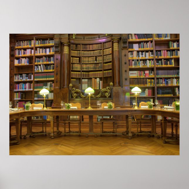 Antique Historical Library Poster (Vorne)