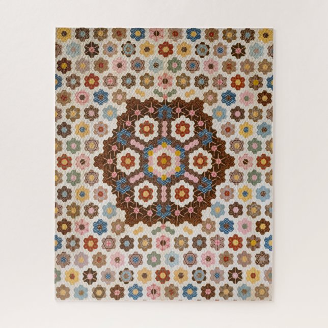 Antique Honeycomb Quilt Pattern - Kunstgewerbe (Vertikal)