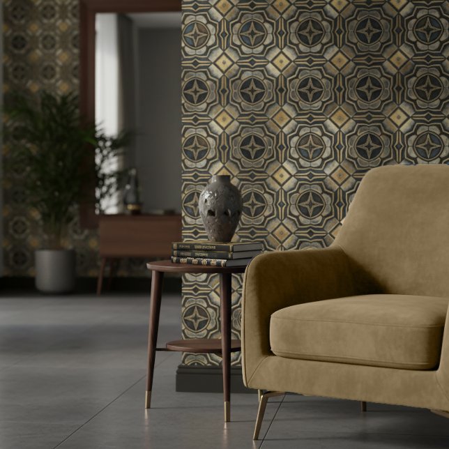 Antique Iron Industrial Geometric #10 ID1227 Tapete (Von Creator hochgeladen)