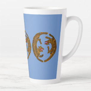 Antique japanische Folk Art Tigers Milchtasse