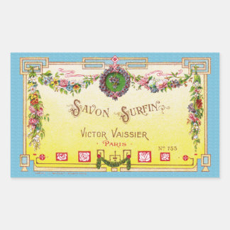 Antique Jaune Étiquette de parfum français