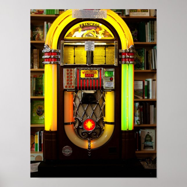 Antique Jukebox Poster (Vorne)