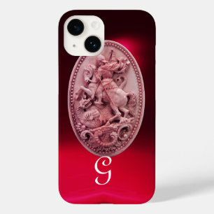 ANTIQUE KAMO/SAINT GEORE UND DRAGON MONOGRAM Case-Mate iPhone 14 HÜLLE
