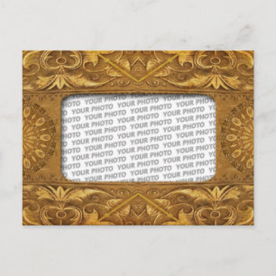Antique-Kunst-Rahmen Postkarte