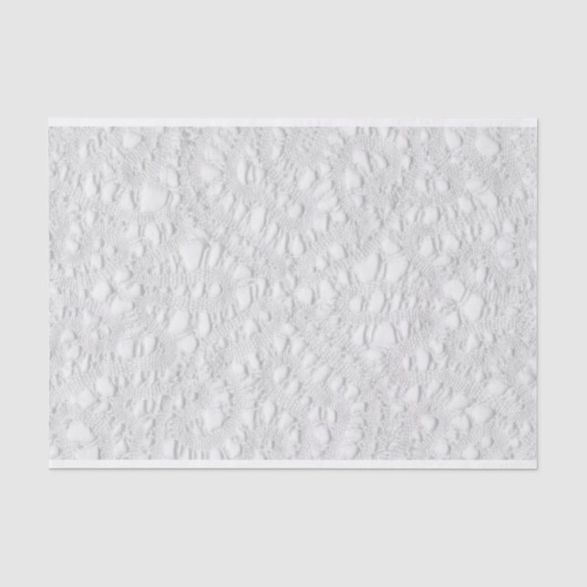 Antique Lacy Doily Seidenpapier (Vorderseite)