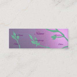 Antique Lavender Deluxe Mini Visitenkarte