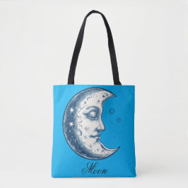 Antique of moon drawing tasche