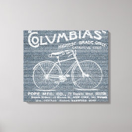 Antique Old modited Bicycle Jeans Leinwand