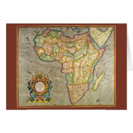 Antique Old World Mercator Map of Africa, 1633