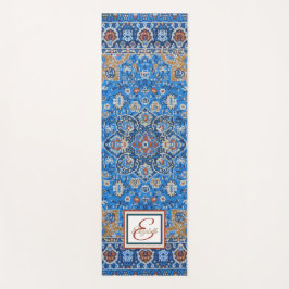 Antique Oriental Bleu Turc Tapis Perse