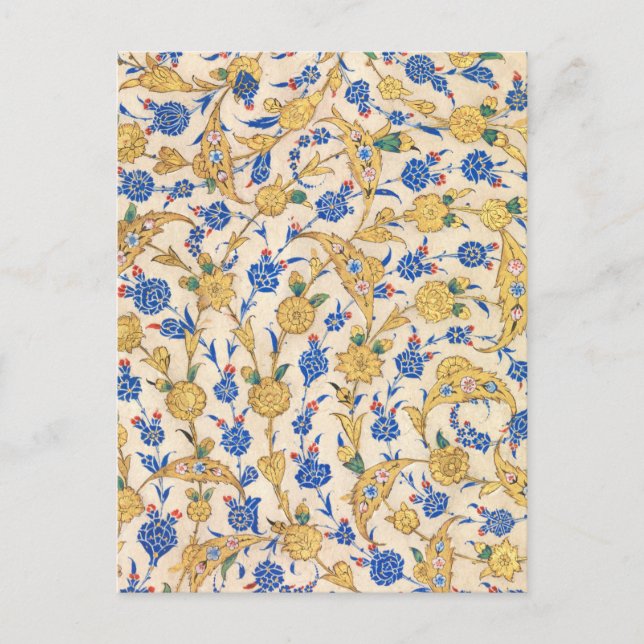 Antique Oriental Sultan Design Postkarte (Vorderseite)