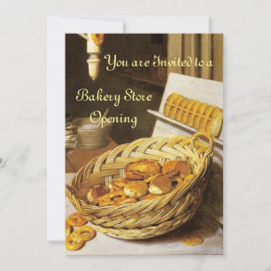 ANTIQUE OVEN BAKERY FRÜHSTÜCK PARTY EINLADUNG