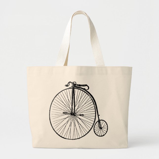 Antique Penny Farthing Sac fourre - tout vélo (Devant)
