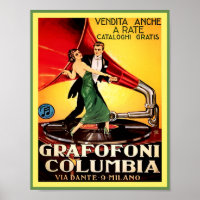 Antique Phonographs Columbia Graphophon Ad aus den