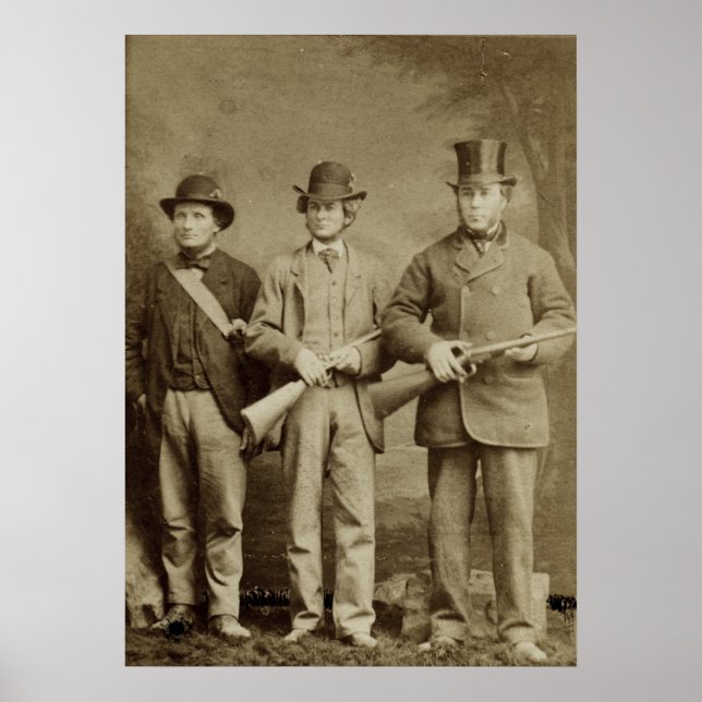 Antique Photograph - The Hunting Party Poster (Vorne)