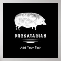 Antique Pig Bacon Lover Porkatarian Funny