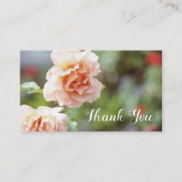 Antique Pink Roses Florenz Danke Rose Garden Visitenkarte