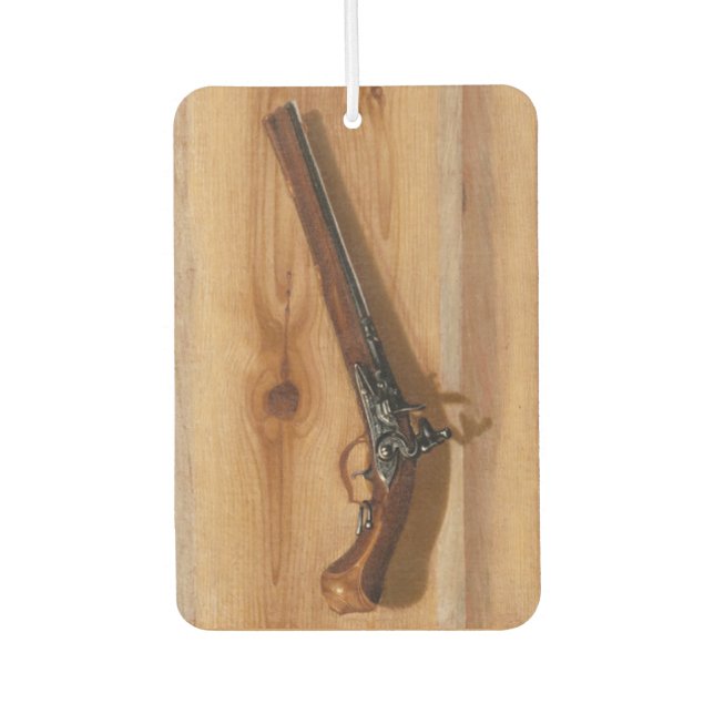 Antique Pistole Trompe l'Oeil Autolufterfrischer (Vorderseite)