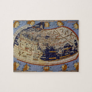 Antique Ptolemaic World Map, Johannes von Arnsheim