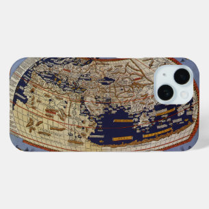 Antique Ptolemaic World Map, Johannes von Arnsheim iPhone 15 Hülle