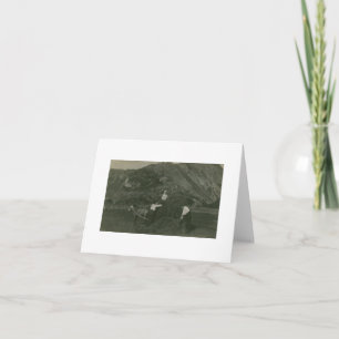 Antique Real Photo Norwegian Farmers Note Card