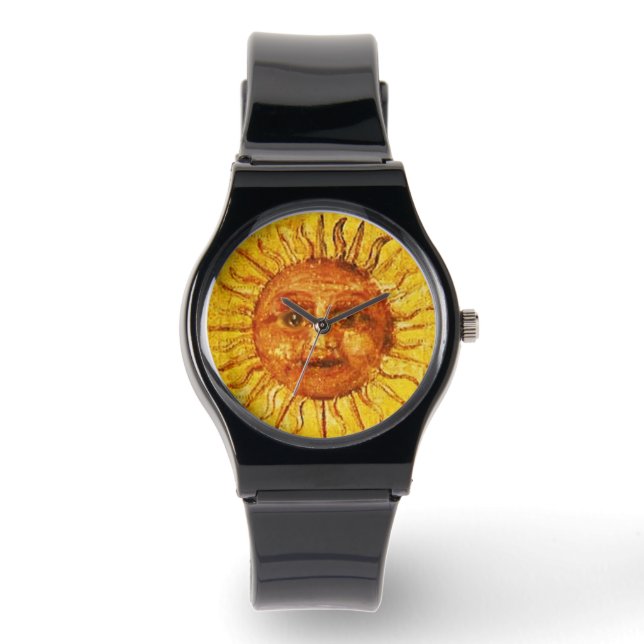 ANTIQUE RENAISSANCE SPIELT DIE SONNE ARMBANDUHR (Vorderseite)