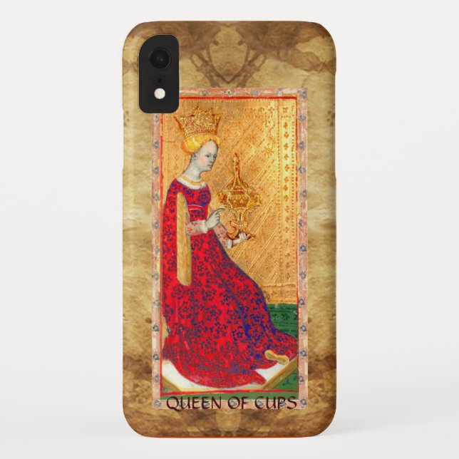 ANTIQUE RENAISSANCE-TAROTEN / KUPPENQUEEN Case-Mate iPhone HÜLLE (Rückseite)