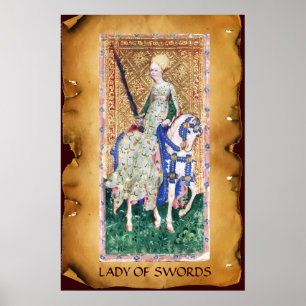 ANTIQUE RENAISSANCE-TAROTEN /LADY VON SCHWERTERN POSTER
