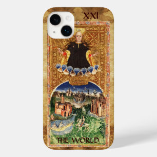 ANTIQUE RENAISSANCE TAROTKARTEN 21 / DIE WELT Case-Mate iPhone HÜLLE