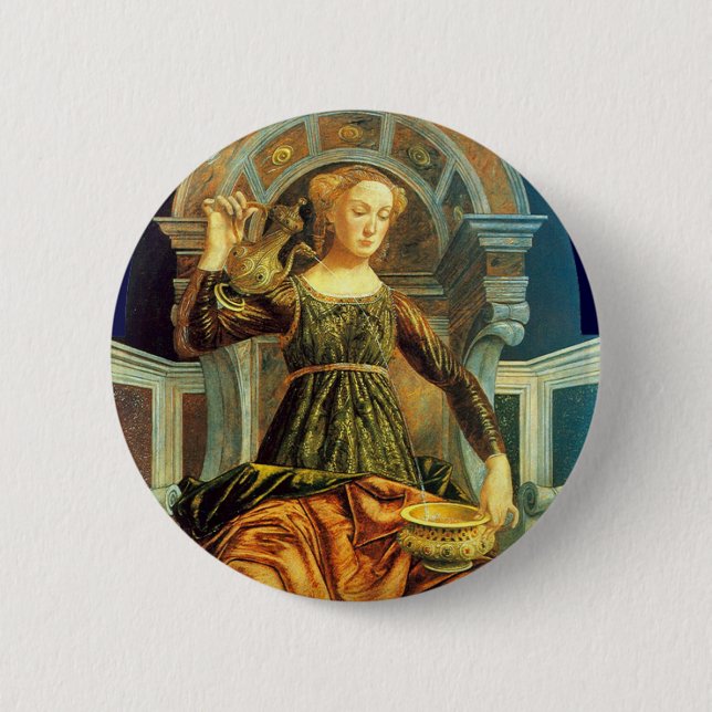 ANTIQUE RENAISSANCE TAROTS 14/TEMPERANZ BUTTON (Vorderseite)